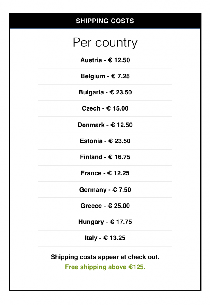 psychedelic shipping cost