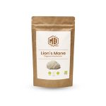 MB Superfoods Lion’s Mane powder, a 100-gram supplement promoting cognitive health and nerve regeneration
