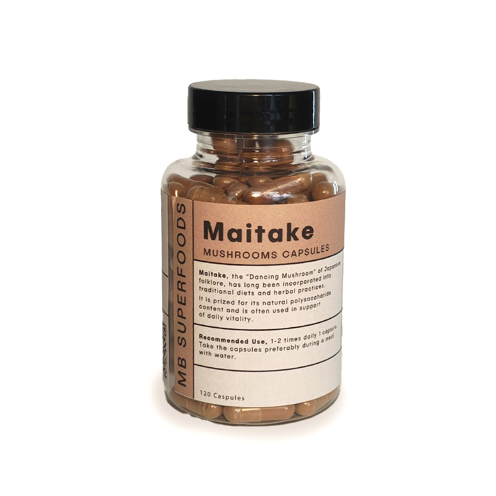 Maitake Mushroom Capsules – 120 Capsules by MB Superfoods