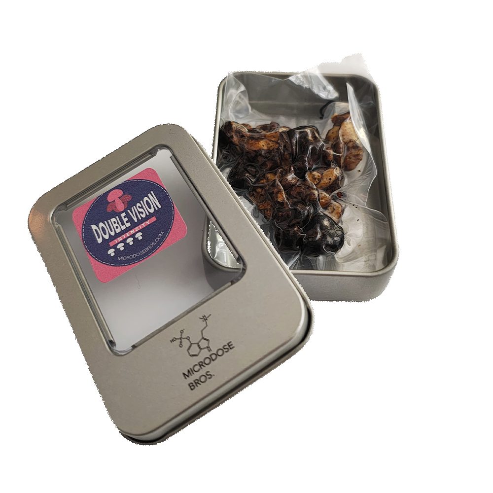 Maka Psilocybe Double Vision Magic Truffles – 15 Grams showing truffles inside