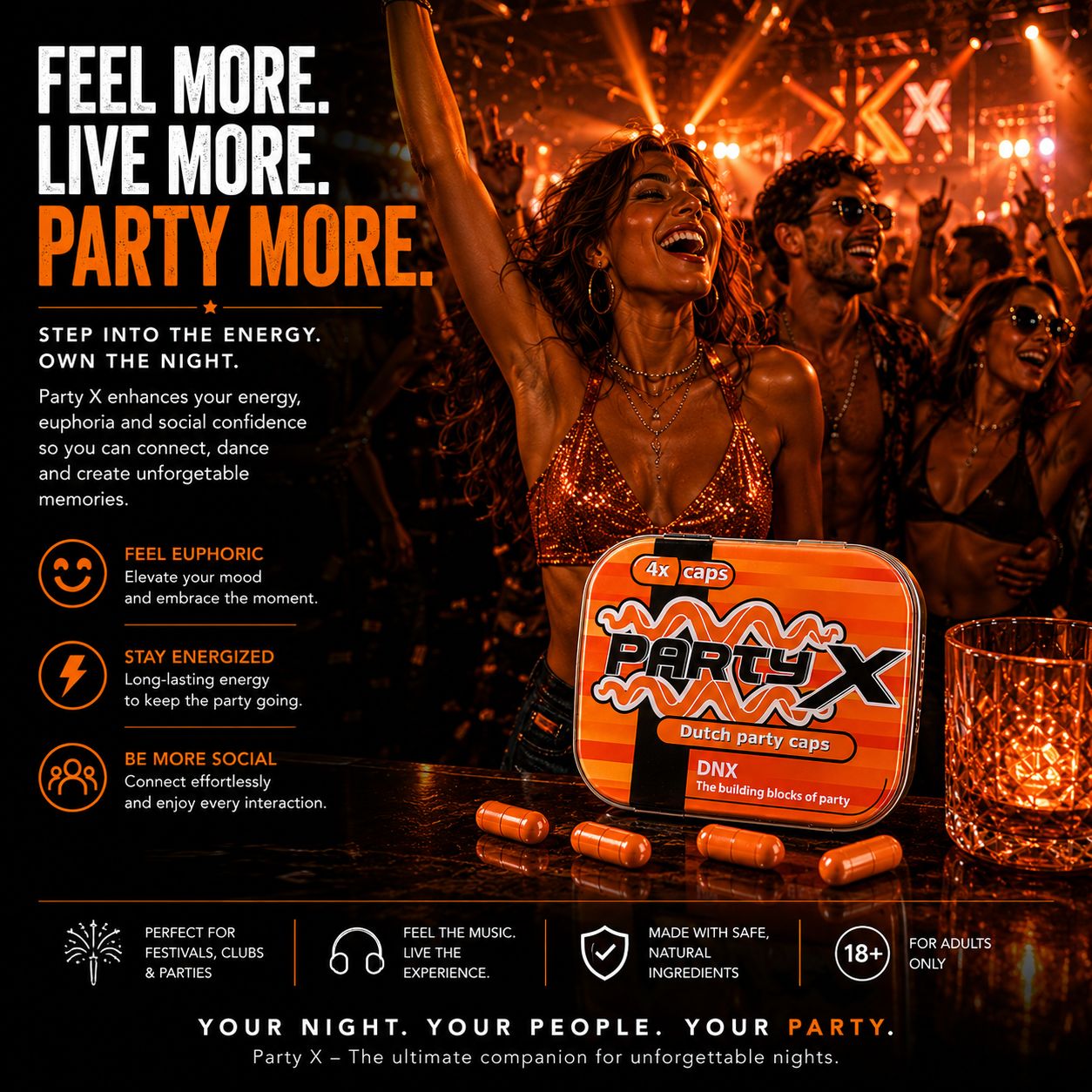 party-x-dnx-dutch-party-capsules-festival-energy-microdose-bros