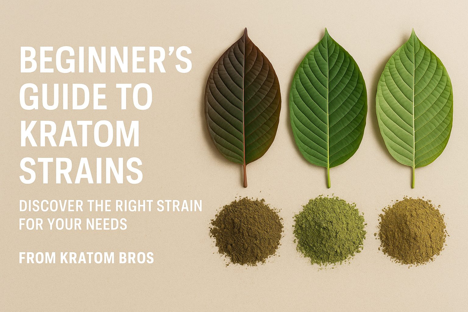 Beginner’s Guide to Kratom Strains: Discover the Effects of Kratom