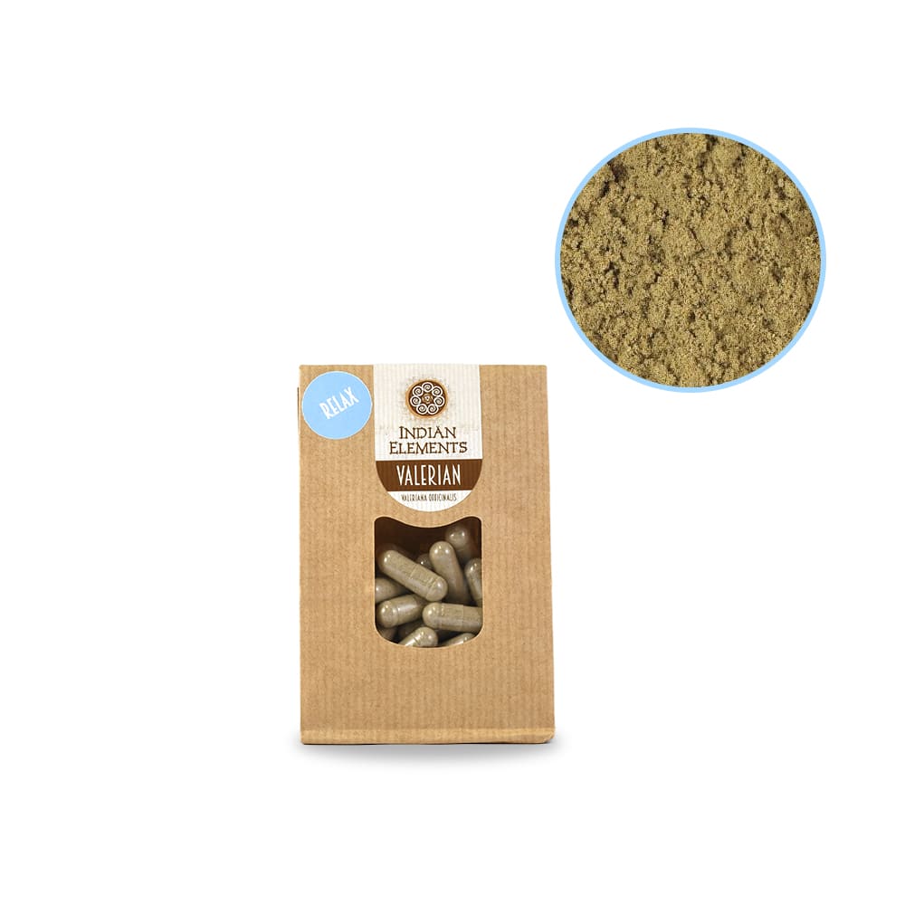 Valerian root capsules bottle – natural relaxation and sleep support by Microdose Bros