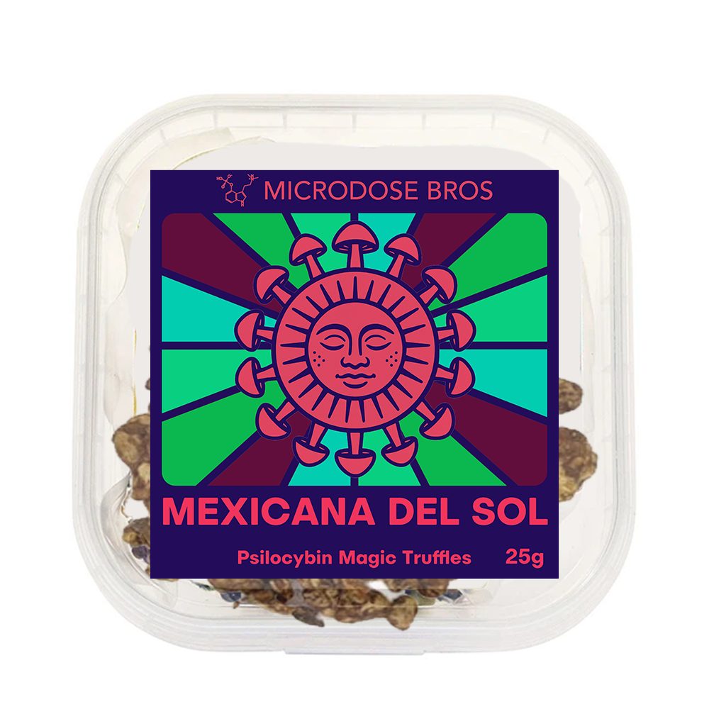 Mexicana del Sol Magic Truffles 25g – Sealed tub of light and uplifting psilocybin truffles