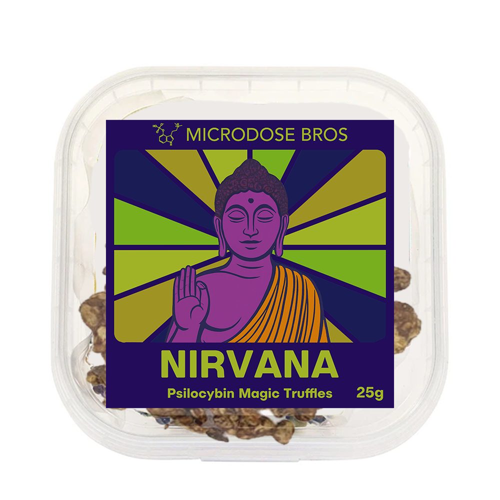 Nirvana Magic Truffles 25g – Sealed container of powerful psilocybin truffles