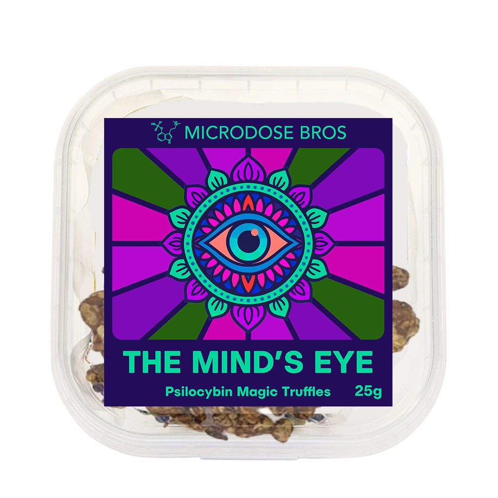 The Mind’s Eye Magic Truffles 25g – Sealed container of introspective psilocybin truffles