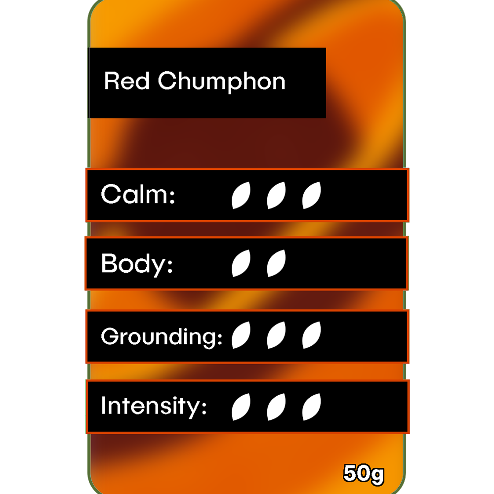 Red Chumphon Kratom 50g calm body grounding intensity rating