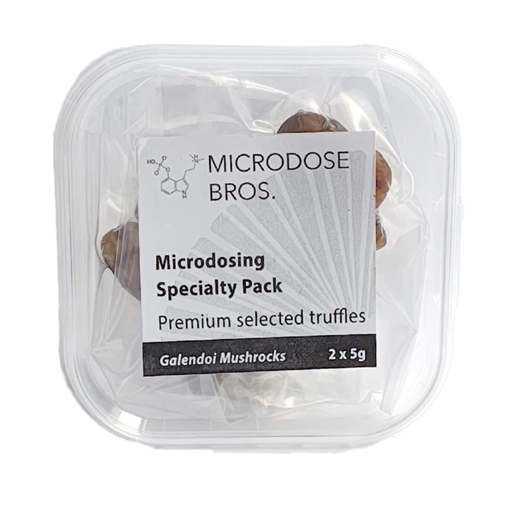 Premium Galindoi microdosing pack 2x5g magic truffles by Microdose Bros vacuum sealed fresh sclerotia