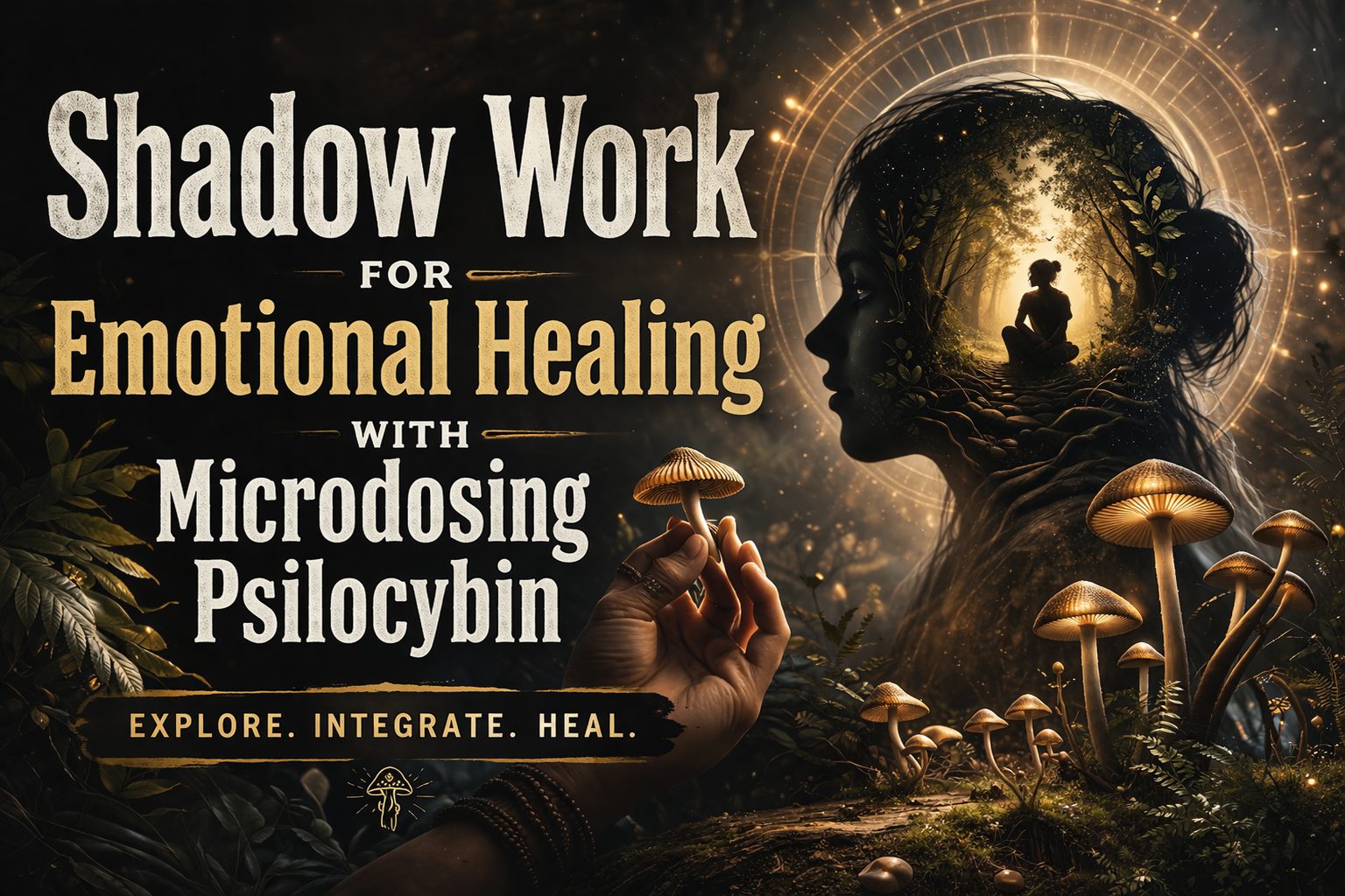 Shadow Work for Emotional Healing with Microdosing Psilocybin