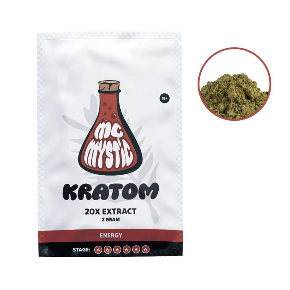 Buy Kratom 20x Extract 2g by McMystic - Premium Mitragyna speciosa extract from Microdose Bros