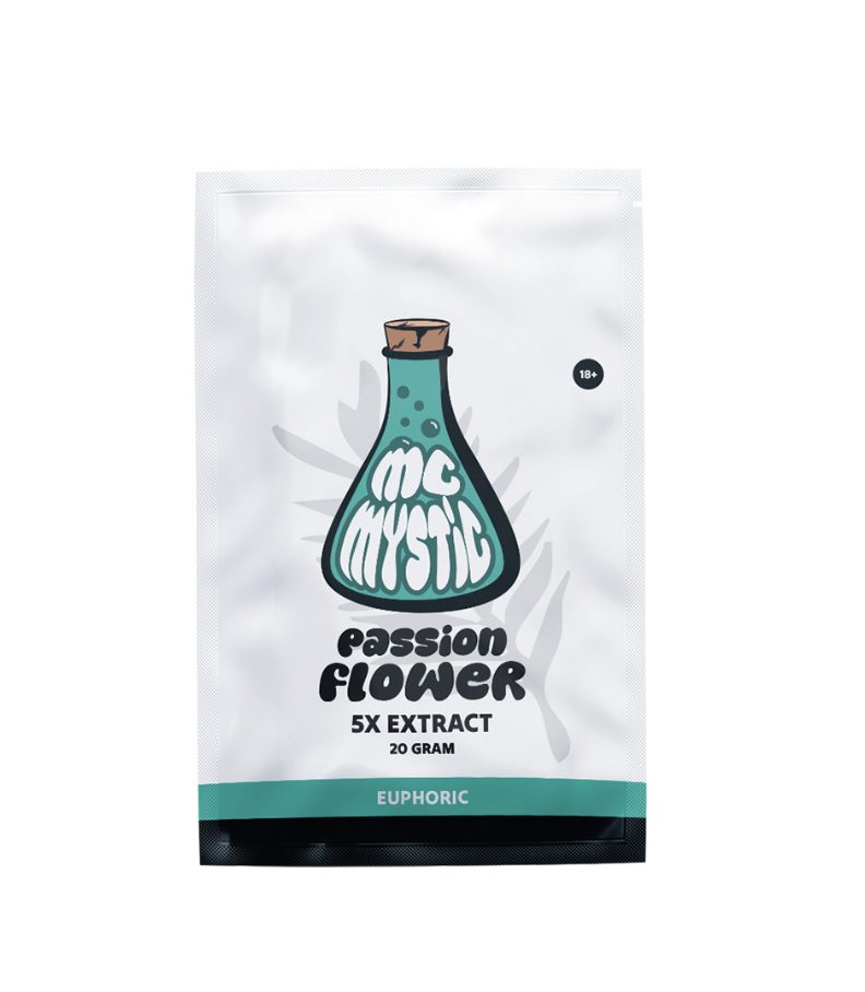 McMystic Passion Flower 5X Extract (20g) made from premium Passiflora incarnata, available at Microdose Bros.