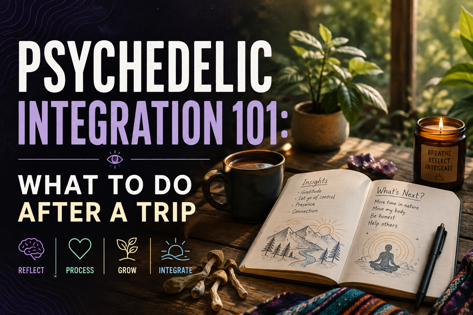 Psychedelic Integration 101: What to Do After a Trip